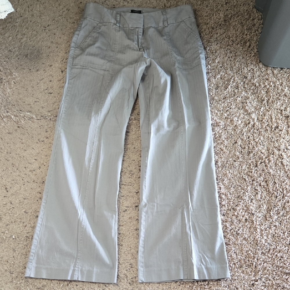 Ingredients Gray Striped Pants